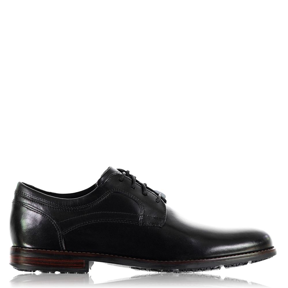 Rockport Men's Plain Dress Shoes - Black - USA (1964YLVBG)